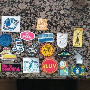 Dutch Bros stickers